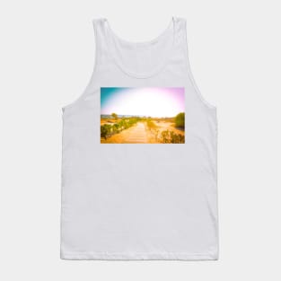 Pathway to the beach in Oman filtered Tank Top
